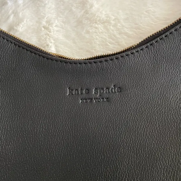 Kate Spade Black Leather Shoulder Bag Purse - Image 4