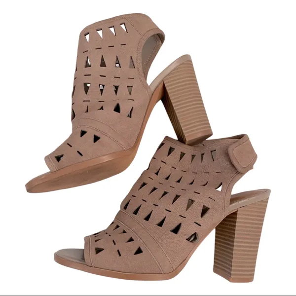 14th & Union Trinton Laser-Cut Taupe Sandal Size 7.5M - Image 6