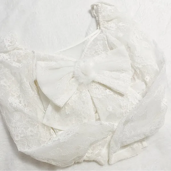 The Moon Japanese Kawaii Lolita Sailor Moon Himekaji White Lace Princess Blouse Shirt - Image 8
