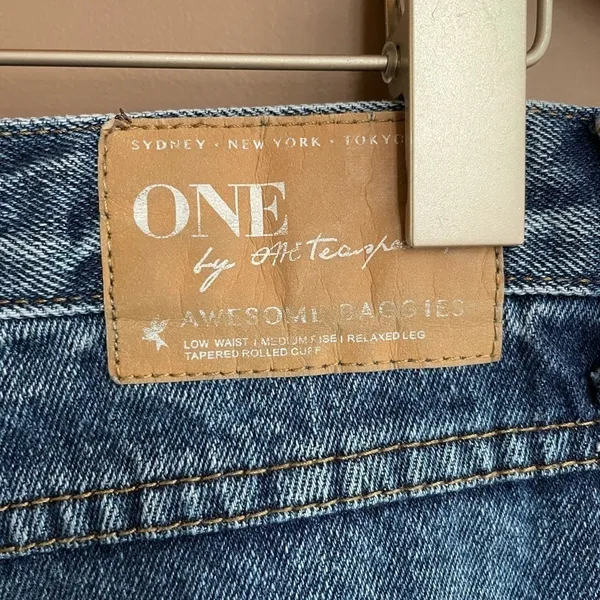 ONE TEASPOON‎ Awesome Baggies Distressed Low Rise Jeans Size 27 - Image 9