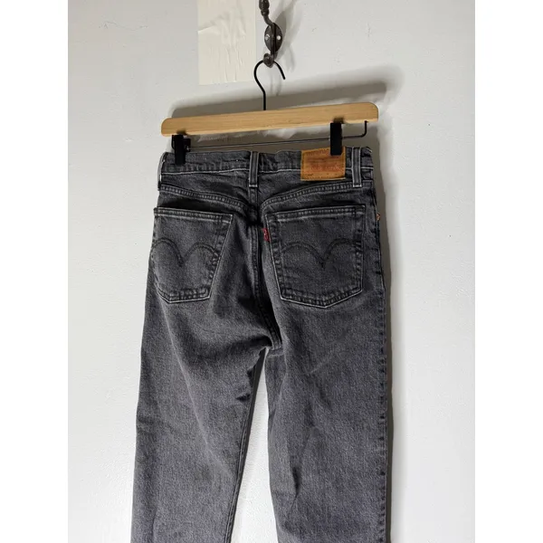 Levi's 501 faded‎ black jeans size 26x28 - Image 4
