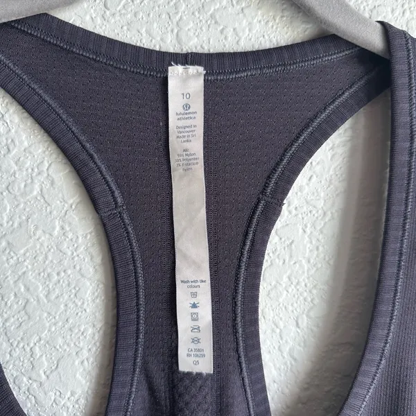 💜Lululemon Swiftly Tech Dark Purple Plum Racer Tank Top - Image 4