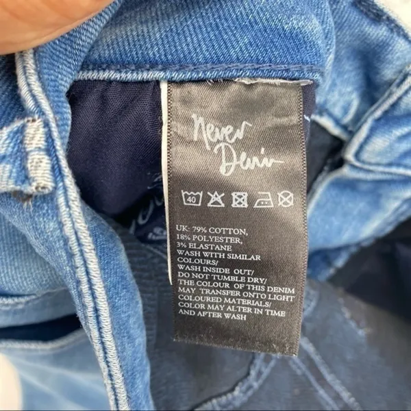 Never Denim Stretch‎ Higher Xtina Crop Skinny Jean - Image 10