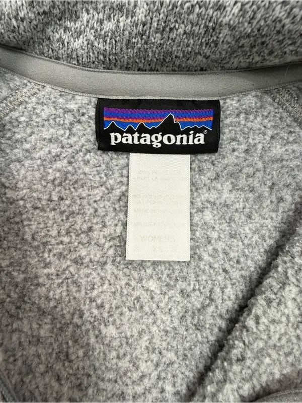 Patagonia Heather Gray 1/4-Zip Pullover Size XS - Image 6
