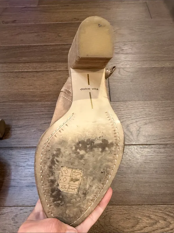 DOLCE VITA Jasper Brown Leather Western Ankle Booties Size 8? - C61-043 - Image 10