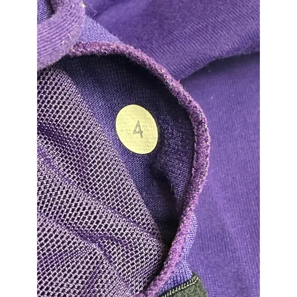 Lululemon Purple Tank Top Built In Bra Yoga Workout Athleisure Size 4‎ - Image 5