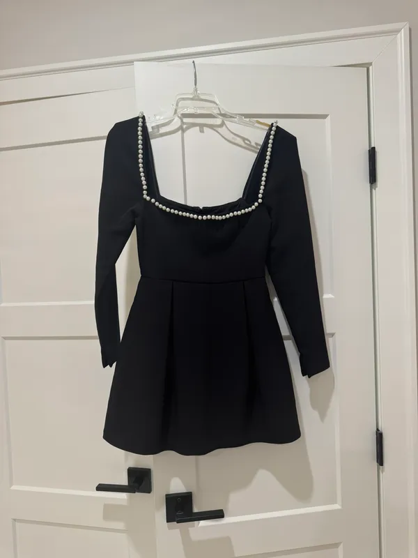 Oddmuse The Ultimate Muse Pearl Dress Black Size XS - Image 5