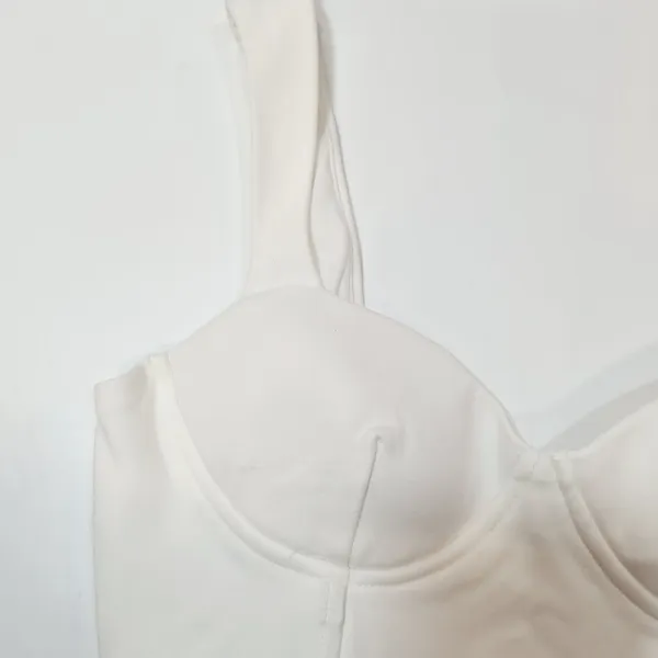 Superdown Wren Bustier Top in White - Image 4