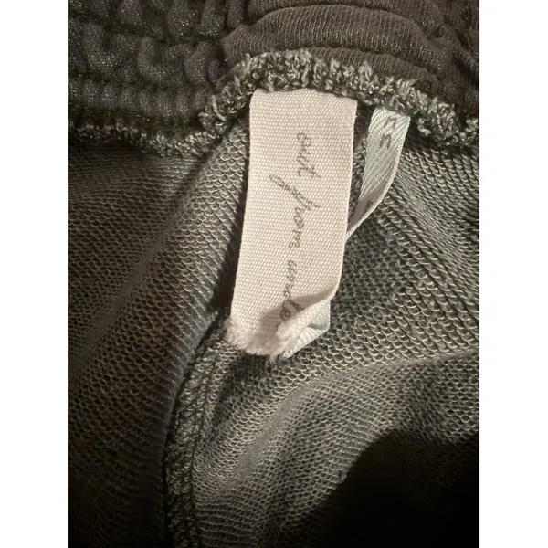 Urban Outfitters Out From Under Washed Black Crossover V-Waist‎ Wide Leg pants - Image 6