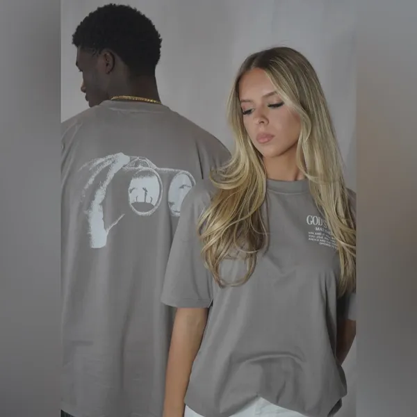 NWT GOD WORK Women’s/Mens Oversized Drop Shoulder Graphic Worship Tee - Image 2