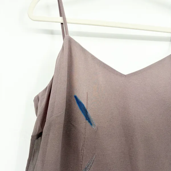 Donna Gray Womens Ombre Moody‎ Floral Grunge 90s Whimsigoth Slip Dress Size 12 - Image 3