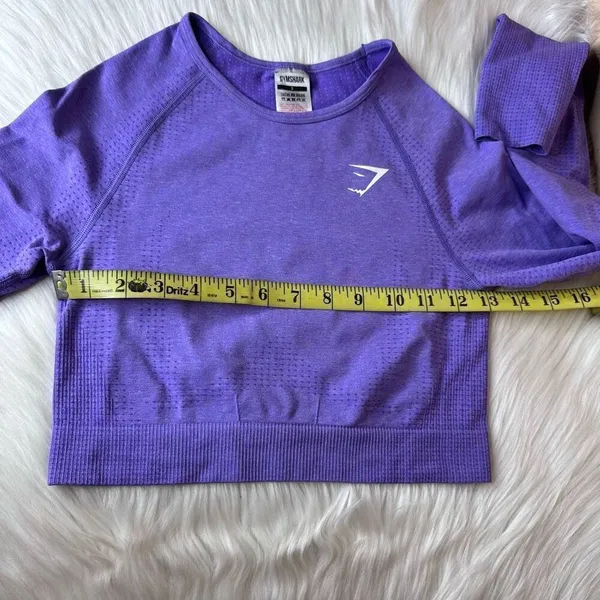 Gymshark VITAL SEAMLESS 2.0 CROP TOP Long Sleeve size Small - Image 7