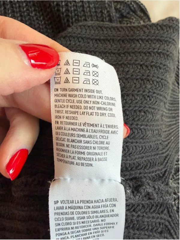 American Eagle Outfitters Cardigan L Open Knit Boho Grunge Granola Girl S8 - Image 5