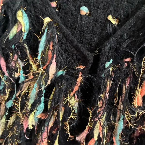 Blue Blush Colorful Fringe Sweater - Image 7