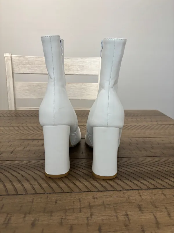 SHEIN Leather Booties - Image 5