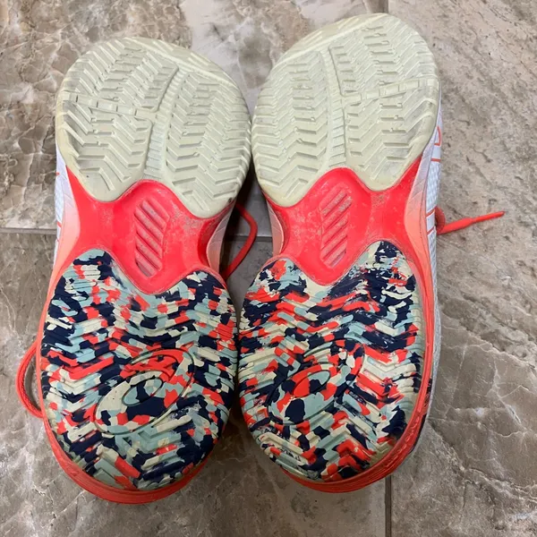 Asics Court Speed FF White Sunrise Tennis Shoes Size 7.5 Training Sneakers - Image 8
