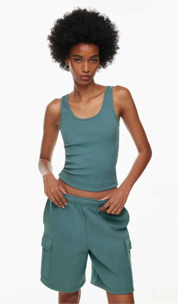 NEW WITH TAGS - Aritzia tna HOMESTRETCH™ SCOOPNECK TANK IN TIDAL BLUE - Image 3