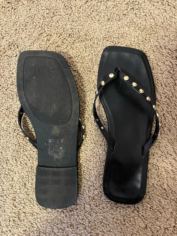 Fashion flip flops Black Size 8 - Image 2