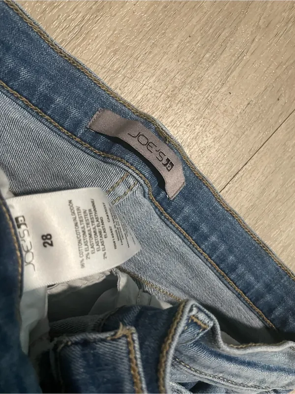 Joe's Jeans Women's Light Blue Wide Leg Distressed Jeans - Image 2