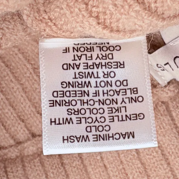 Sincerely Jules Ribbed Knit Pants Womens Large Pink Wide Leg Lounge Cozy NWT - Image 9