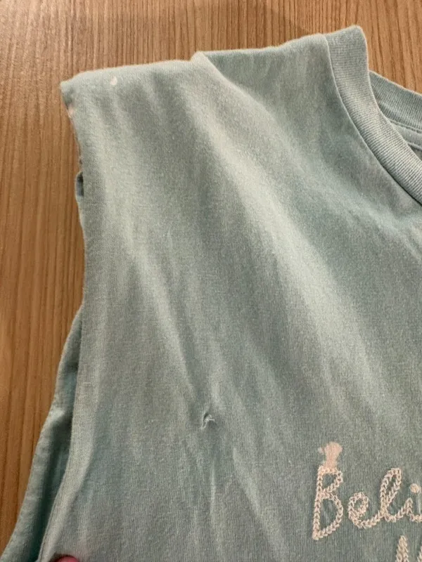 Disney Parks Tinker Bell Believe In Magic DIY Tank Top Women's Medium Light Blue - Image 3