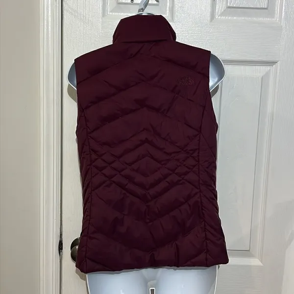 The North Face Down‎ Alpz Vest 550 Fill Medium Maroon size XS - Image 5