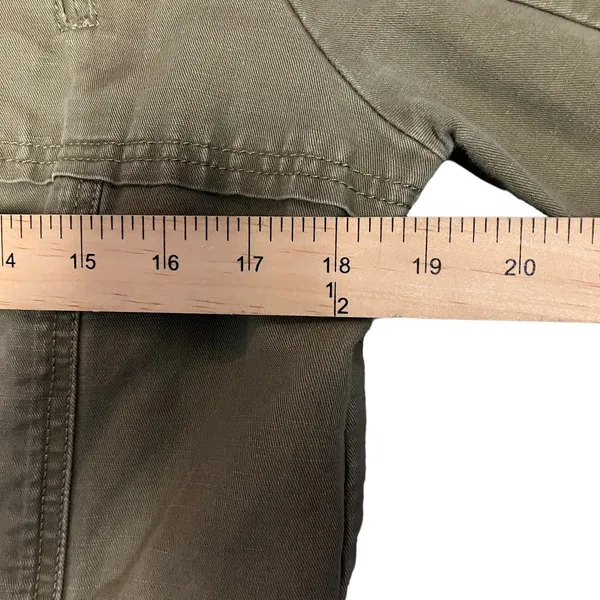 Eddie Bauer Womens Army Green Cargo Pocket Jacket Size Small - Image 8