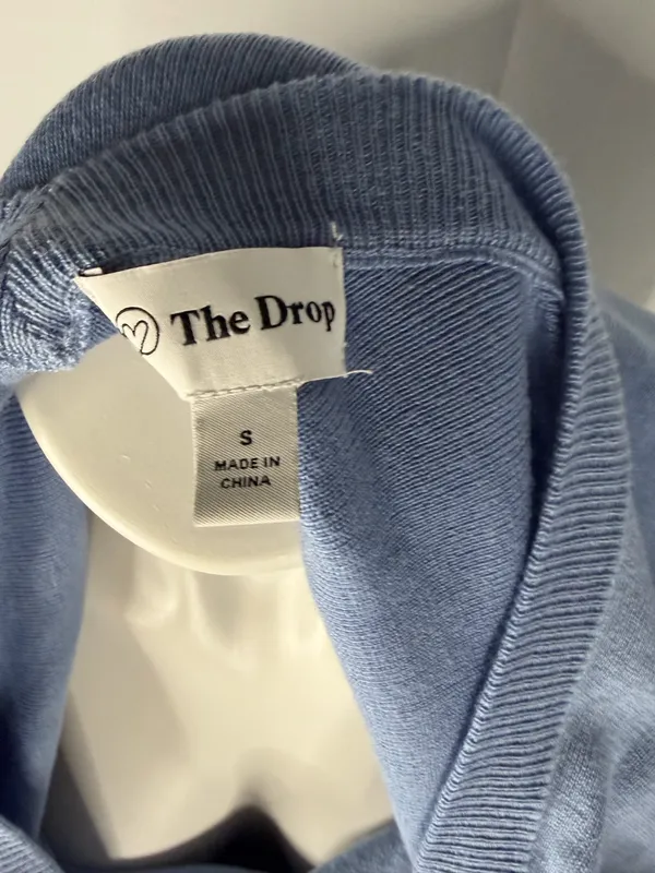 The Drop Light Blue Sweater Dress - Image 3