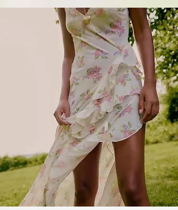 Free People NWOT Intimately Stop And Stare Sheer Maxi Dress - Image 4