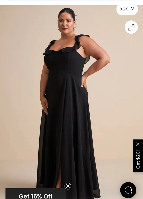 Lulus Dress Black - Image 3