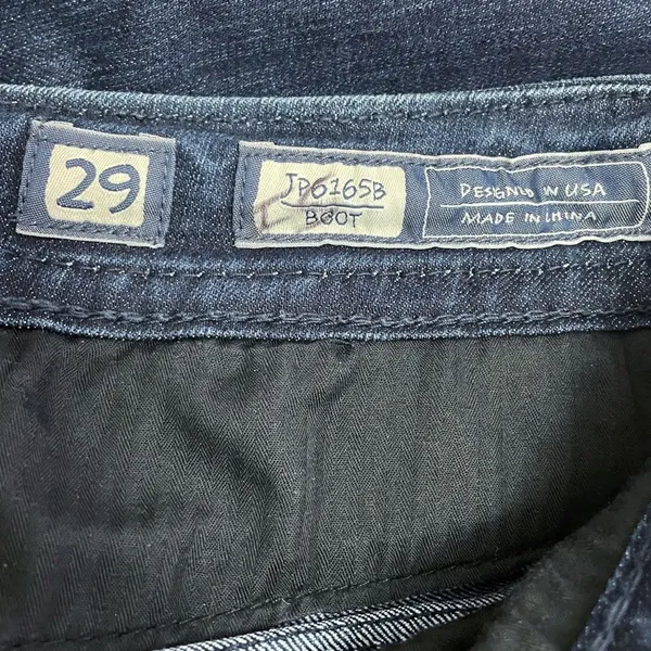 Miss Me Y2K Jeans Women's Size 29 Bling Rhinestone Back Flap Bootcut Dark Wash - Image 10