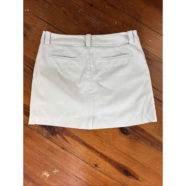 Nike Golf Skort‎ Tour Performance Size 10 Cream White Golf Short Skirt Skort - Image 6