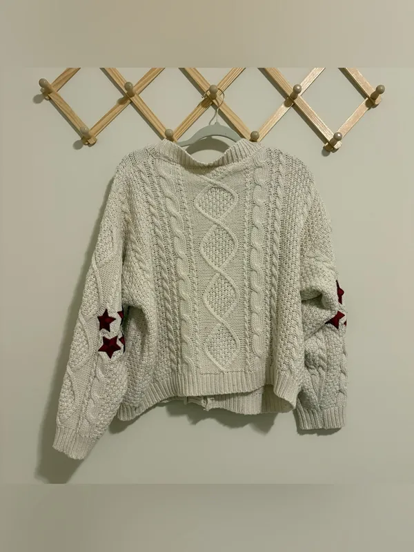 Taylor Swift The Red Era Cable Knit Cardigan size XS/S - Image 9