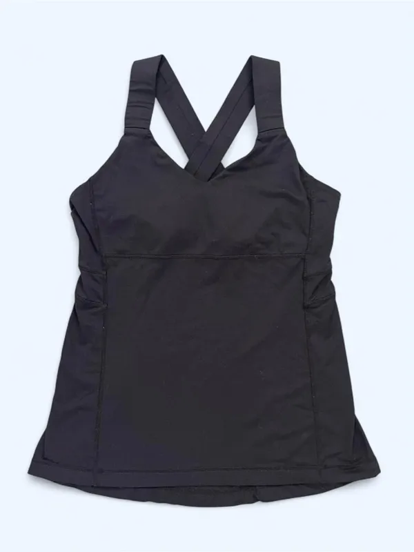 Lululemon Push your limits tank bra top black activewear yoga Pilates gym 10 - Image 7