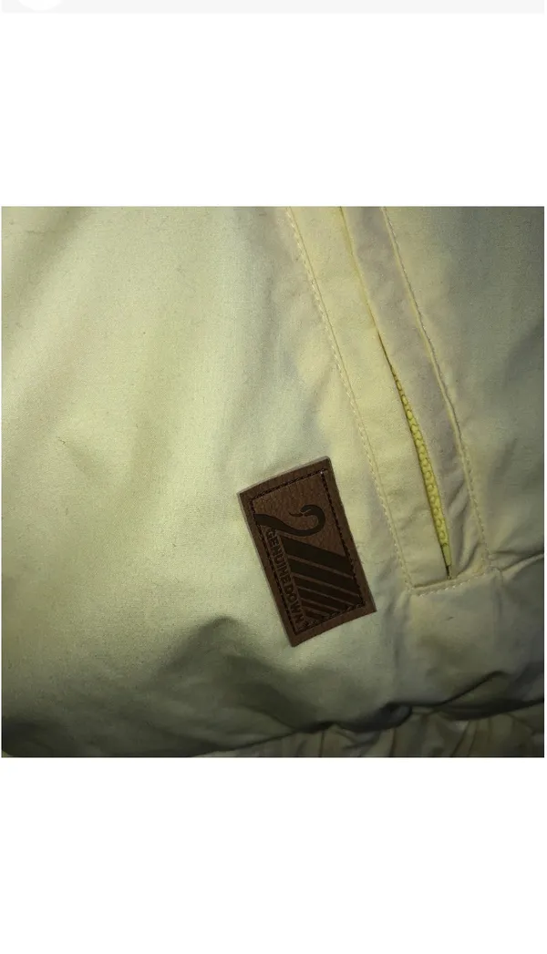 SWAN VTG 80’s Genuine Feather Down Fill Ski Jacket Coat Hooded XL Women’s - Image 13