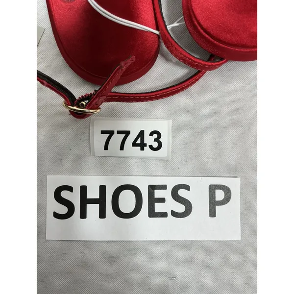 Womans New A New Day Rose Mary Slip On Stiletto Dress Shoes Size 9 Red - Image 7