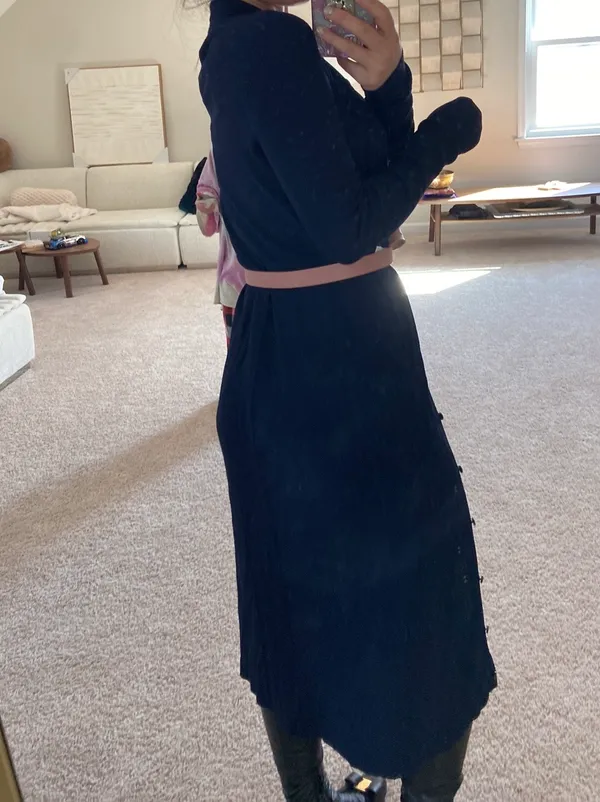 ZARA Faux Leather Belt. Xs - Image 3