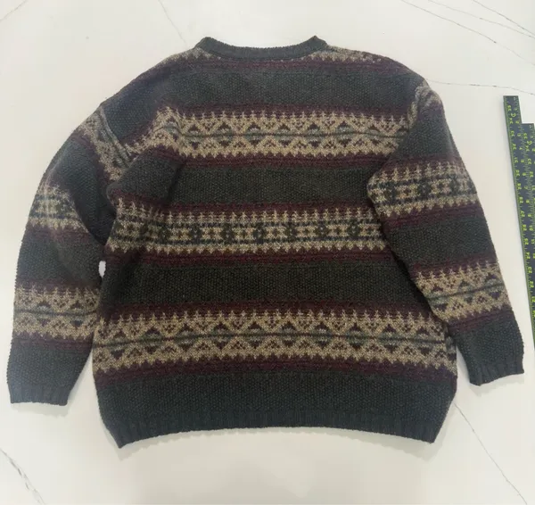 Vintage Woolrich fair isle wool sweater - Image 2