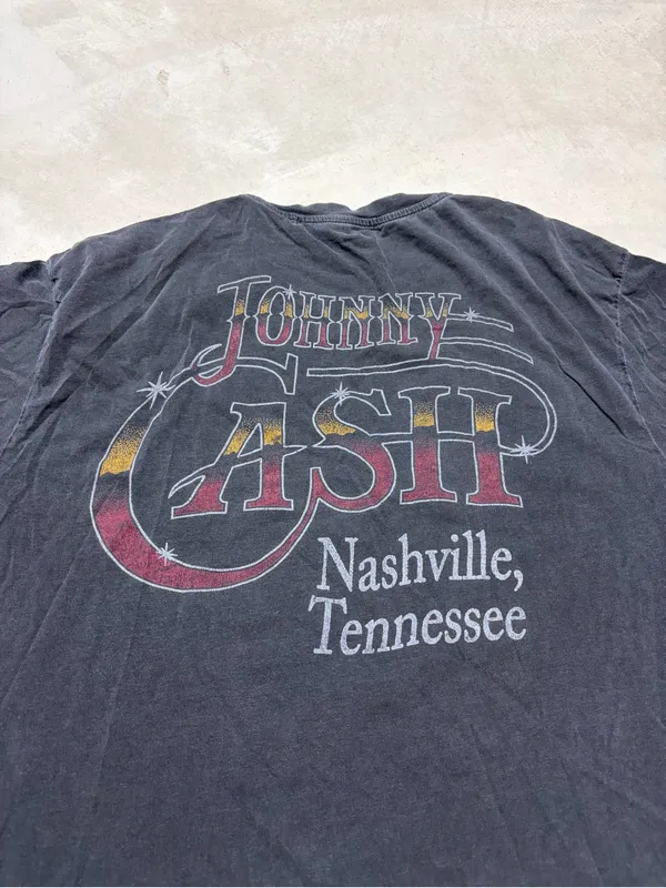 Daydreamer Johnny cash Vintage-Style Graphic Band T-Shirt small - Image 7