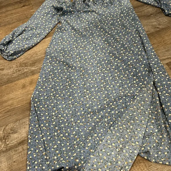 Cider xl floral blue‎ maxi dress - Image 4