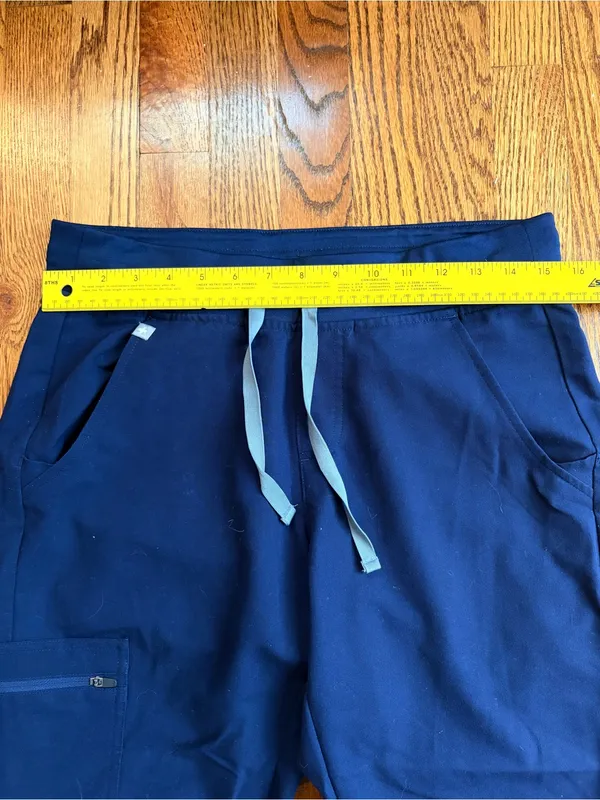 FIGS Technical Collection Scrub Jogger Pants | Women’s Small Petite | Navy Blue - Image 5