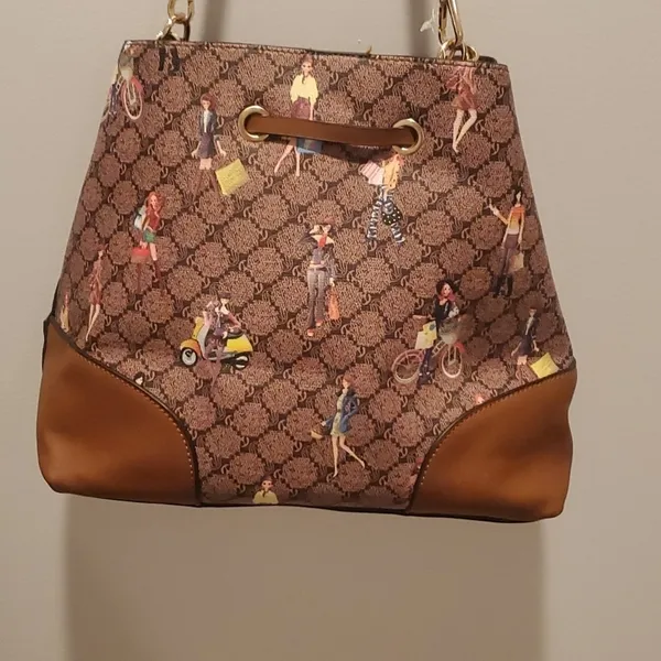CUTE Fall Shoulder Bag (#28) Brown - Image 4