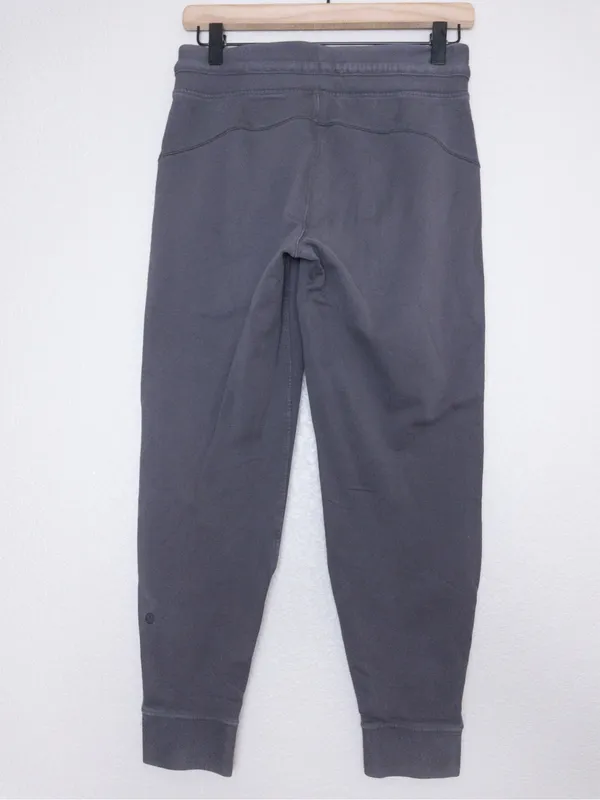 Lululemon Ready to Fleece Jogger 6 Graphite Grey Pima Cotton Stretch Legging - Image 9