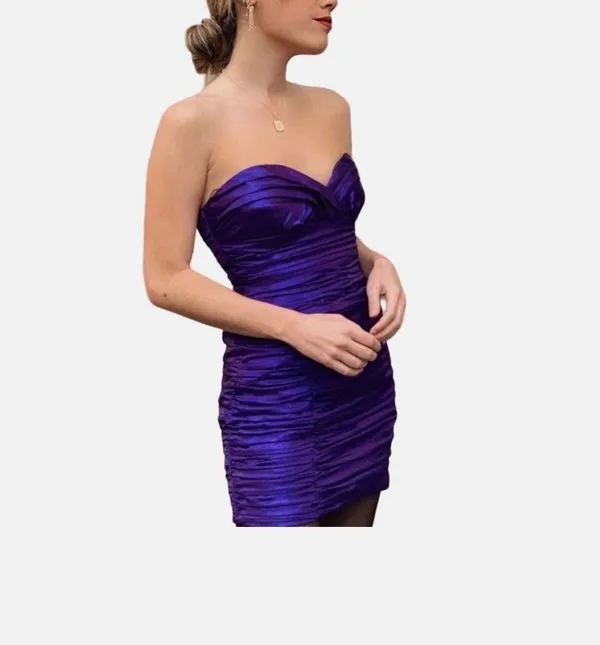 ZARA Purple Dress - Image 4