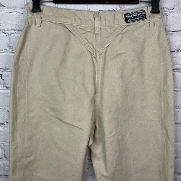Rockies Vintage Rocky Mountain Bareback Tan Jeans Women‎ 11/12 Western High Rise - Image 5