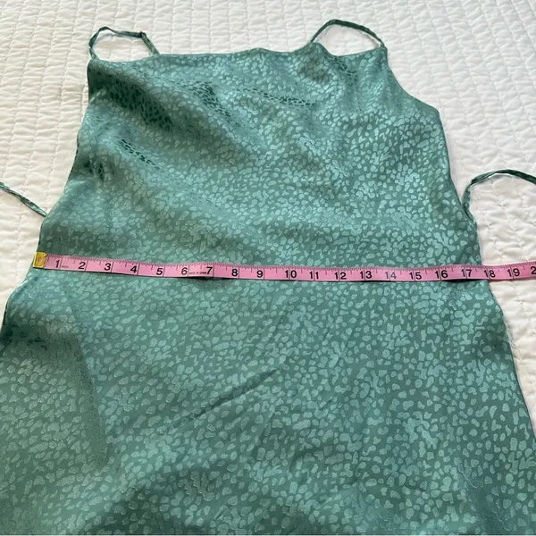 J for Justify Casual Teal Patterned Mini Dress - Image 4