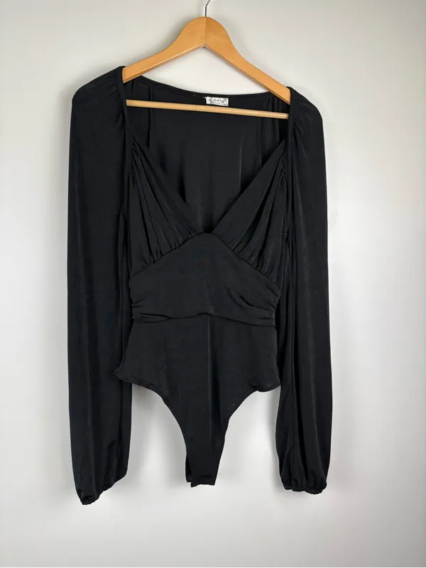 Intimately Free People In Your Arms Bodysuit Women's Size Medium Black - Image 2