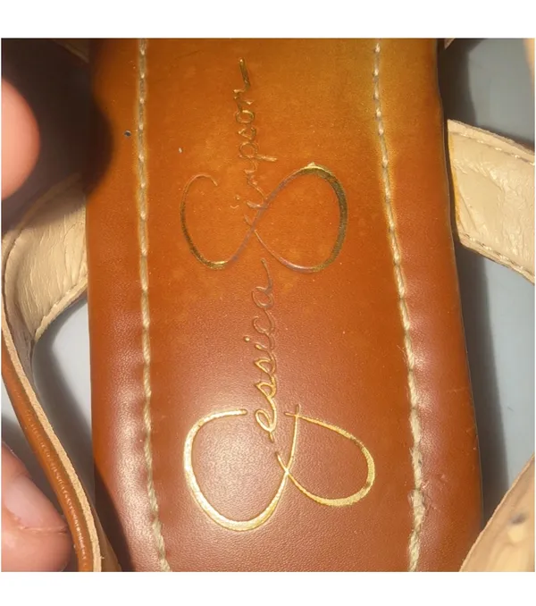 Jessica Simpson Brown Sandals Size 8 - Image 5