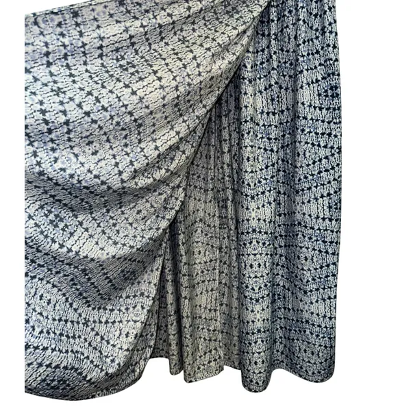 Billabong Blue Tie Dye Wrap Maxi‎ Skirt Women's Large Boho Beach Festival - Image 3