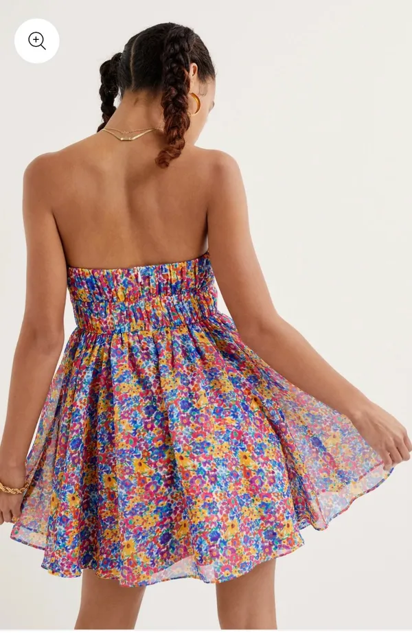 For Love & Lemons Sasha Strapless Mini Dress - Image 5